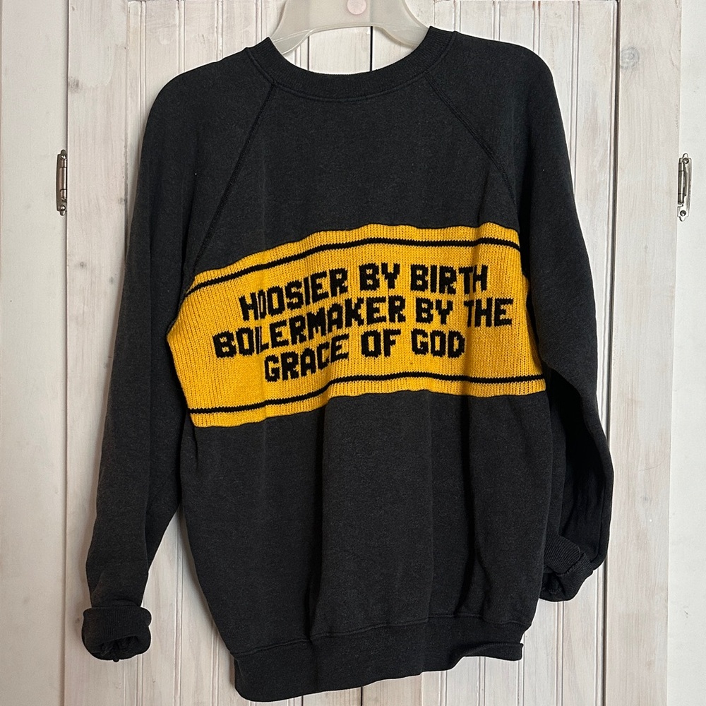 Purdue Boilermaker vintage sweatshirt crewneck.